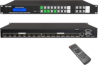Commutateur mt-vickey 4k hdmi matrix 8x8, commutateur de montage en rack 4k @
