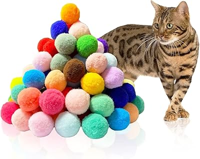 Balles de jouets pour chat narumi - balles de pompons souples pour chatons