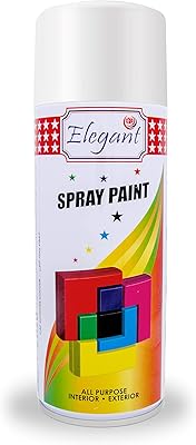 Peinture en aérosol polyvalente élégante - blanc brillant - 400 ml - peinture