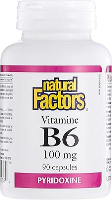 Natural factors vitamine b6 100 mg 90 gélules