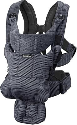 Sac de transport pour bébé babyjorn, grille 3d, une pièce, gris