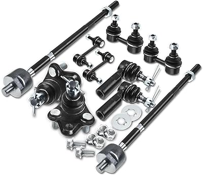 A-premium kit de 10 pièces de suspension avant et arrière barre de direction