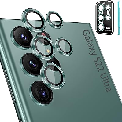 Tensia protecteur d'objectif d'appareil photo pour samsung galaxy s22 ultra verre trempé 9h
