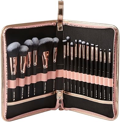 Beauty bay coffret cadeau 18 pièces avec pinceaux de maquillage et support