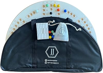 Jeu de société pliable double face en bois jackaroo joker avec sac
