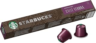 Capsules de café torréfié foncé nespresso café vérone de starbucks, 10 pièces