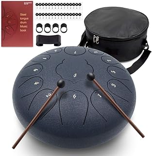 Burning & lean steel tongue drum 13 note 12 pouces tambour à percussion