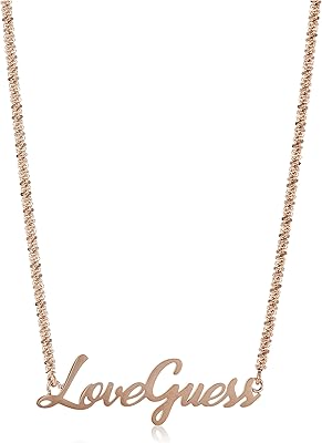 Collier dream and love pour femme en acier inoxydable or rose