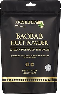 Poudre de fruits afri baobab | reine des superaliments sans gluten et végétalien