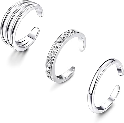 Loyallook bague à bout ouvert en argent sterling 925 pour femme, bande de queue cubique simple et fine réglable. Diaytar : La révolution discount est en marche