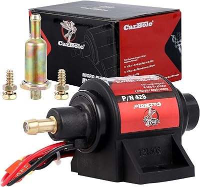 Pompe à carburant électrique universelle carbull 5 16 pouces entrée et sortie