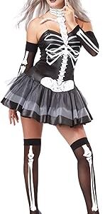 California costumes collection platium pour femme - costume de squelette adulte, noir/blanc. Diaytar Sénégal : Innovation, diversité et accessibilité