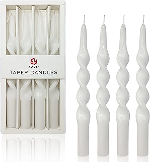 Bougies coniques en spirale faites à la main fcms hmd