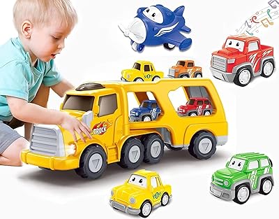 Camions jouets, voiture jouet pour jeunes enfants pour garçons et filles, voiture jouet