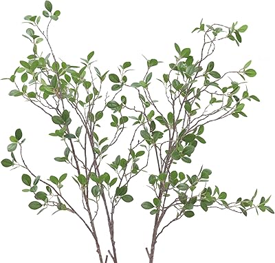 Branches d'arbres artificielles garaon avec feuilles pour décorer des plantes vertes dans un vase