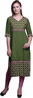 Bimba fashion veste kurta et chemisier droite imprimée pour femme