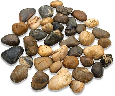 Lamac crafts - couleurs assorties/galets mélangés (grands, 1 kg)
