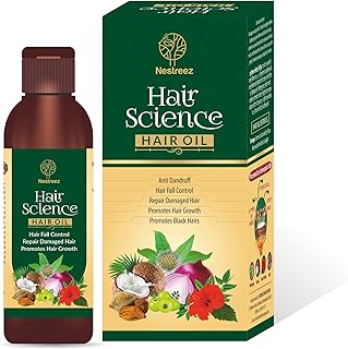 Huile capillaire nestreez hair science, réduit la chute des cheveux et fait pousser