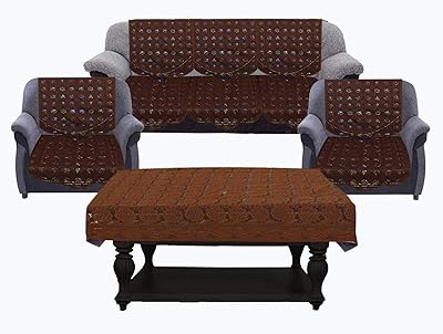 Housse de canapé ronde en coton cooper industries, 7 pièces, avec housse