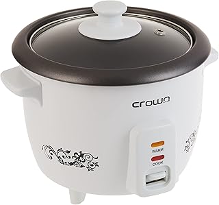 Cuiseur à riz crownline en aluminium de 0,6 litre - rc-168
