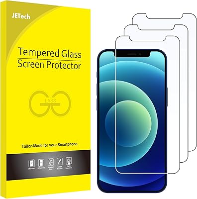 Protecteur d'écran jetech pour iphone 12 mini 5,4 pouces, film en verre trempé