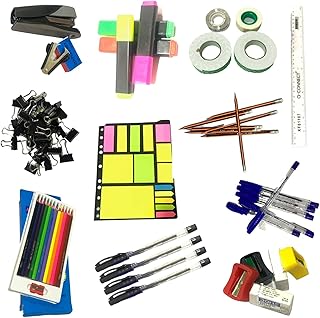 Ensemble de papeterie parfait pour le bureau/la maison (différentes couleurs)