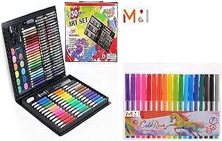 Ensemble de stylos de coloriage et de dessin m&e kids - 150 pièces