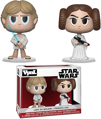 Série funko star wars - princesse leia et luke skywalker, 6 ans