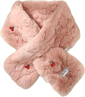 Écharpe d'hiver douce (beige, rose et multicolore)