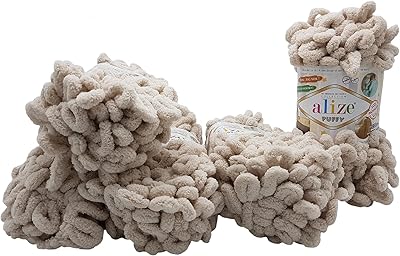 Laine à tricoter alize 5 x 100g, 500g - laine extra volumineuse, laine