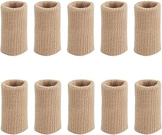 10 pièces protège-doigts élastiques confortables attelle de pouce pour soulager la douleur arthrite
