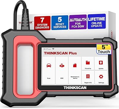 Scanner thinkcar obd2, le plus récent 2022 elite thinkscan plus s7 abs, srs