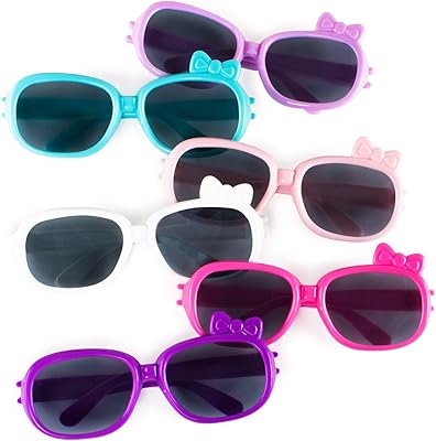 Lunettes de soleil rondes en plastique assorties pour enfants super z ultt