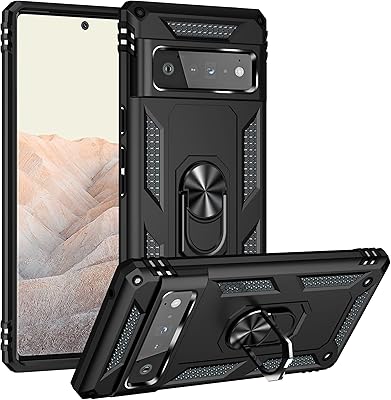 Coque de protection pour google pixel 6 pro, support de bague de protection