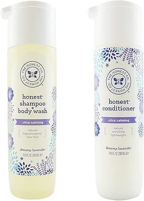 Ensemble shampoing et après-shampooing dreamie lavande de the honest company paquet