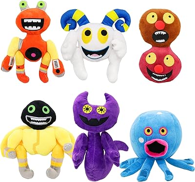 Poupée en peluche wopex my sing monsters jouet monstre doux et adorable