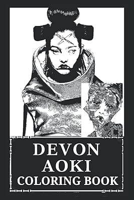 Livre de coloriage devon aoki : excellent soulagement du stress et relaxation livre