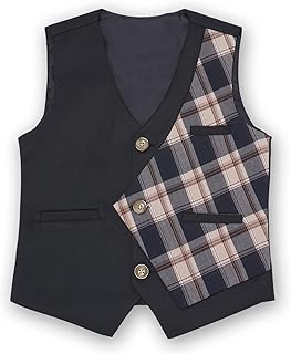 Gilet en tissu à carreaux pour enfants pour garçons