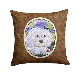 Caroline's treasures taie d'oreiller décorative en coton ss8349pw1414 de tulear, grande, multicolore
