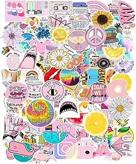 Autocollants anabia pink girl, 103 pièces autocollants imperméables en vinyle anime pour bouteille