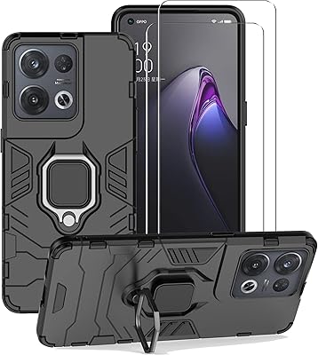Zed moon coque mobile pour oppo reno 8 pro 5g avec protecteur d'écran