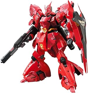 Bandai hobby rg 1/144#29 sazabi \"contre-attaque de char\", rouge