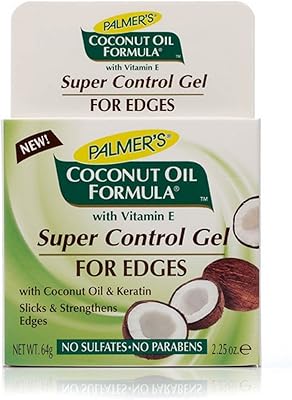 Gel à l'huile de noix de coco super control de palmer's avec pot