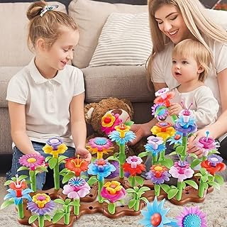 Jouets de construction de jardin de fleurs yallajoy pour enfants jouets stem jardinage