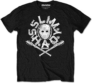 T-shirt pour enfants imprimé eminem 'shady mask' (emballé en noir)