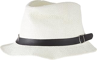 Chapeau de paille d'été pour fard à paupières cool baby pour hommes, gris