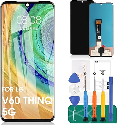 Pour lg v60 thinq 5g écran de remplacement pour lcd lm-v600