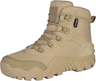 Bottes de travail tactiques imperméables pour hommes, bottes de randonnée, bottes militaires légères