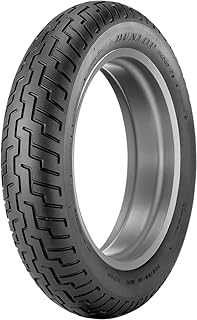 Pneu moto avant dunlop d404 100-90-18 (56h) paroi noire compatible avec