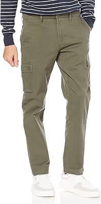Pantalon cargo extensible coupe droite pour hommes (disponible en grandes et grandes tailles)